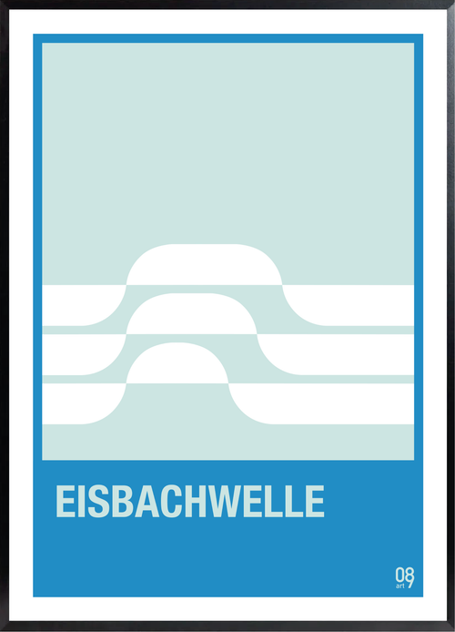 Poster // Eisbachwelle