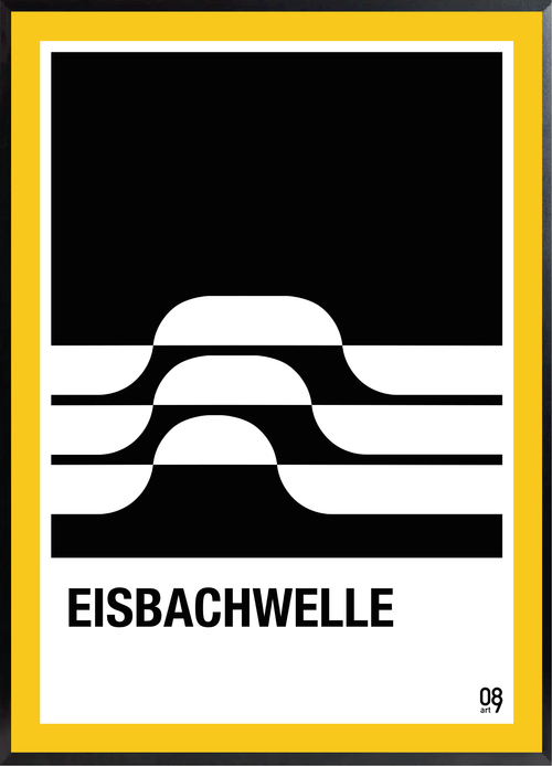 Poster // Eisbachwelle